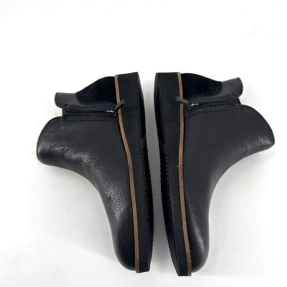 NWOB SoftWalk Wesley Women's Leather Side Zip Ankle Bootie Black Size 8.5 Narrow - Picture 5 of 10